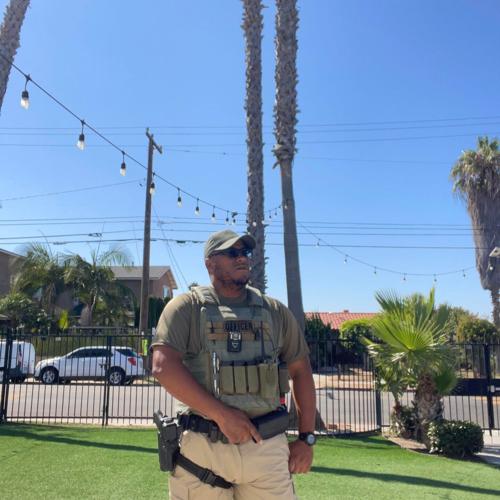 Amin Abdullah, a father of eight and longtime security guard at the Islamic Center of San Diego. Authorities say he was killed while confronting two gunmen who opened fire at the mosque.