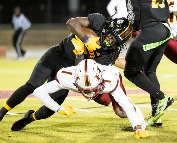 The Red Tornados ended the Bulldogs winning streak in the fourth round of the 2025 NCHSAA Football Championship playoff game 36 - 29.