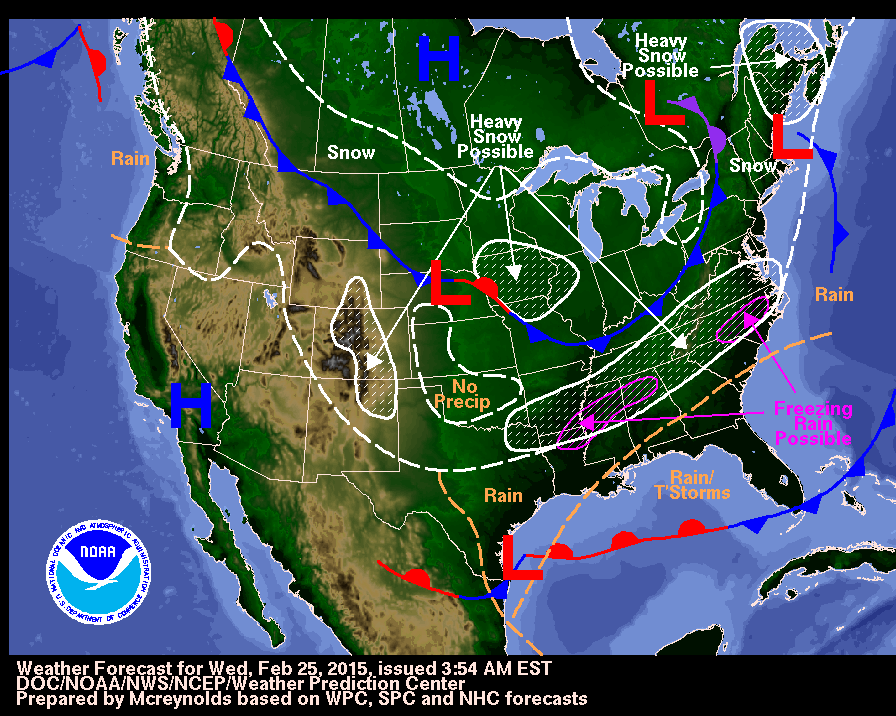 Heavy Snow On The Weather Map Sports Independenttribune Com