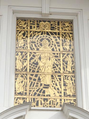 Stained glass window