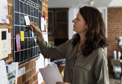 For a money goal to stick, try writing it down and putting it somewhere visible.