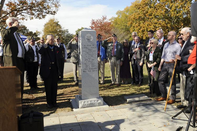 Monument Dedication for Samuel I. Parker