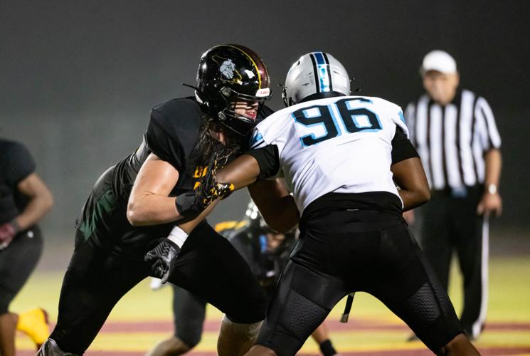 Bulldogs beat the Grizzlies in the third round of the 2025 NCHSAA Football Championship playoff game 41 - 33.