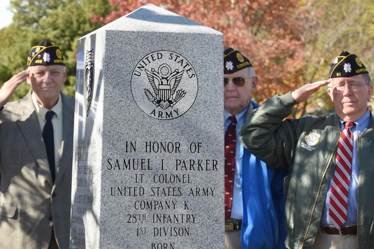 Monument Dedication for Samuel I. Parker