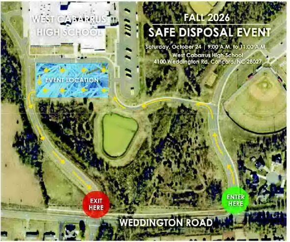 Fall Safe Disposal Event is Oct. 24 in Concord