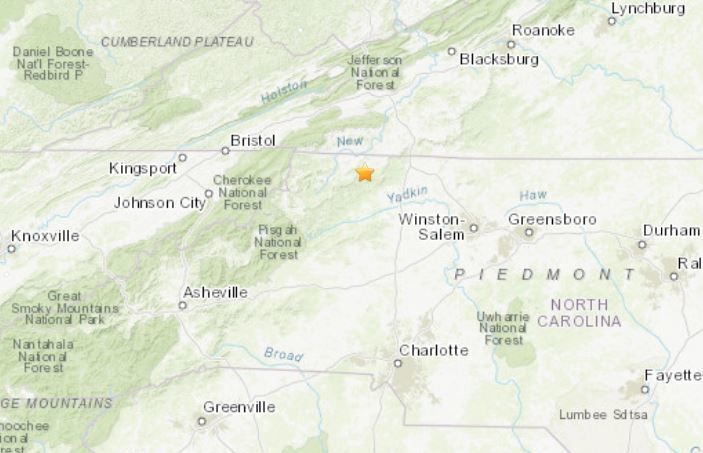 NC earthquake