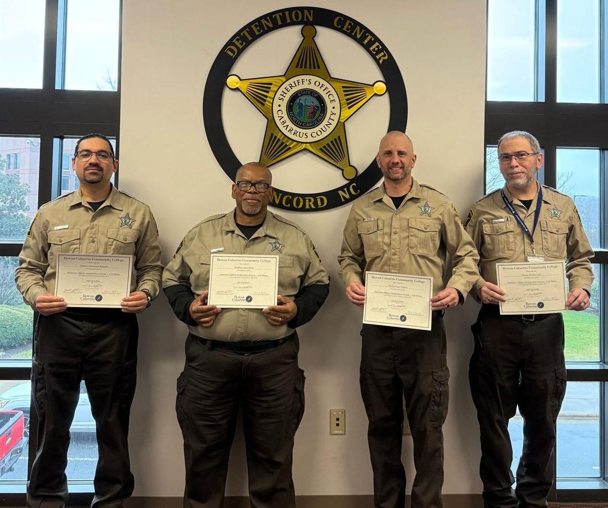 Cabarrus Sheriff's Office welcomes detention officers