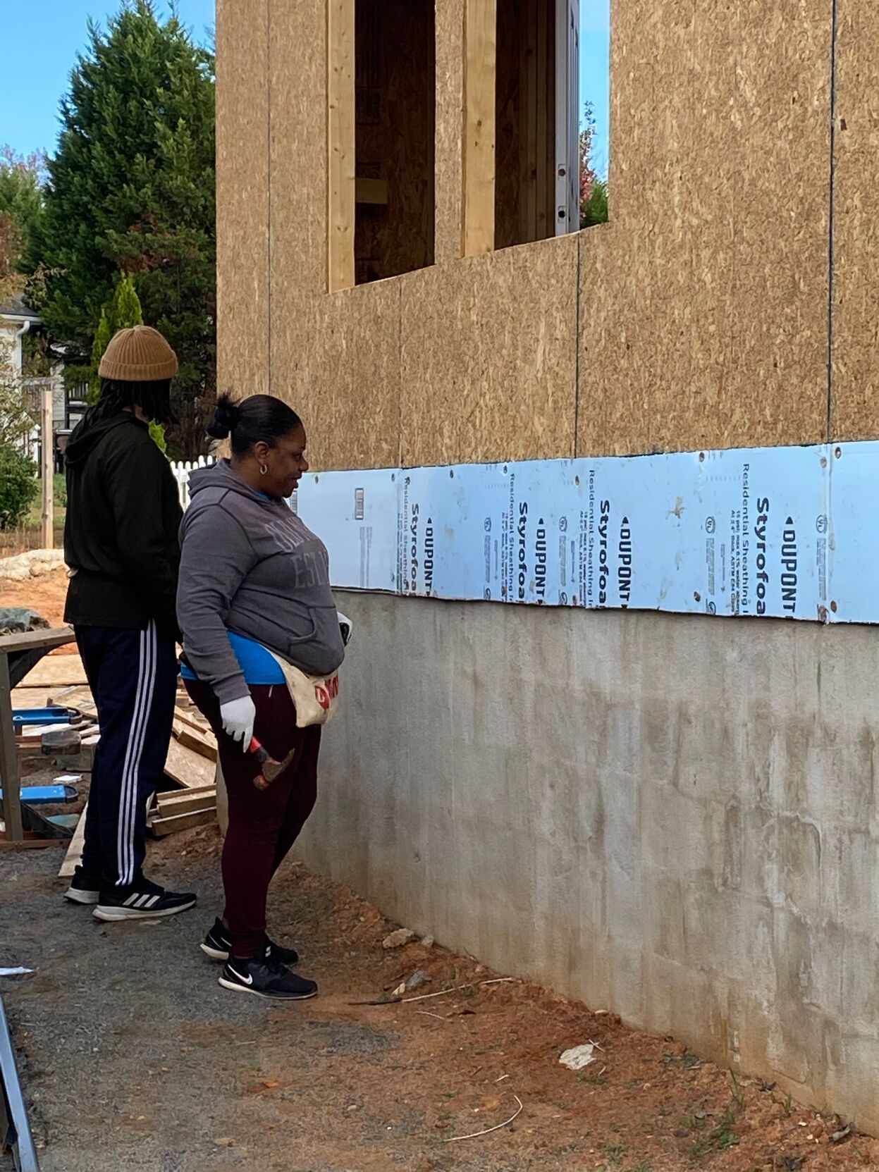 Monslo Cox-Bradley and son