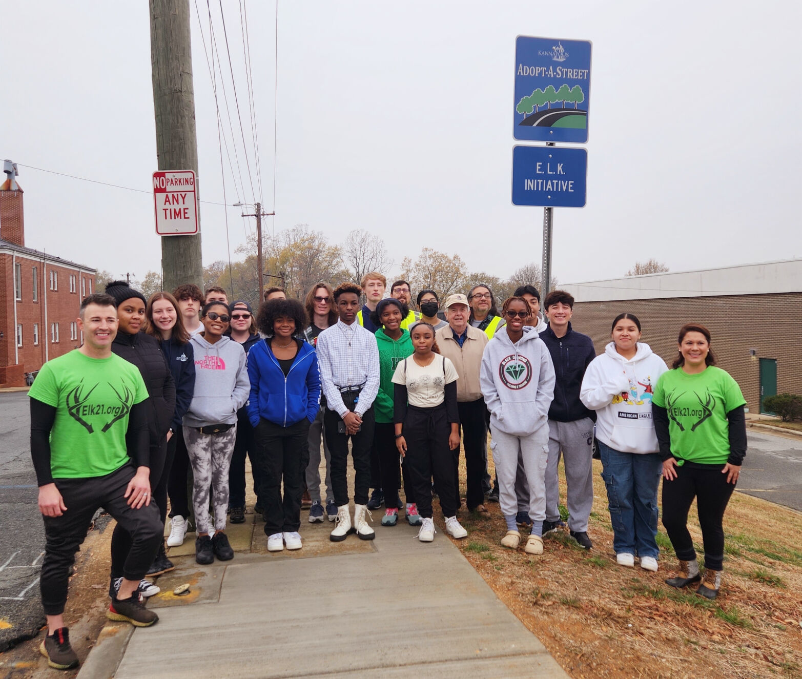 Saturday's volunteers
