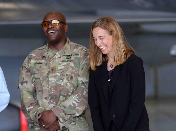 Governor Phil Murphy and U.S. Representative Donald Norcross visits military base