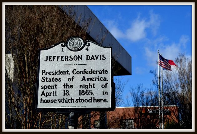 Jefferson Davis Historical marker