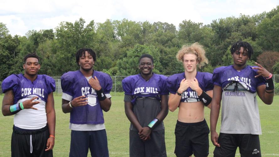 Cox Mill football defense