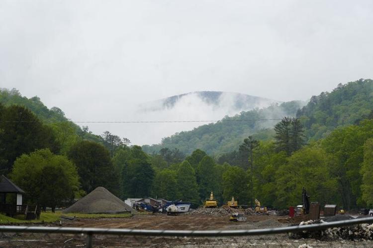 Construction underway at the Bobby N. Setzer State Fish Hatchery in Pisgah National Forest May 6, 2026.