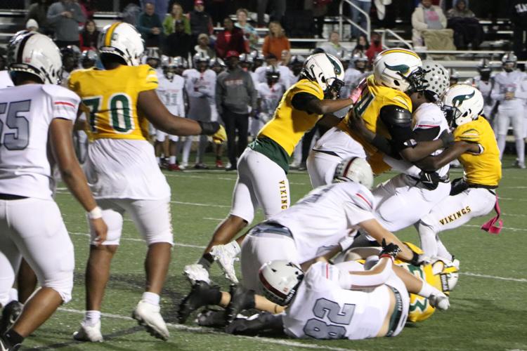 The Vikings D stuffs the Wolverines