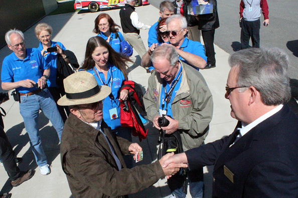 Jack Roush welcomes Mustang enthusiasts to town
