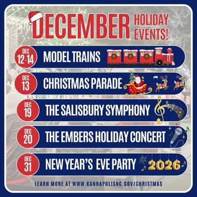 Holiday events in Kannapolis