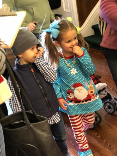 Line to see Santa