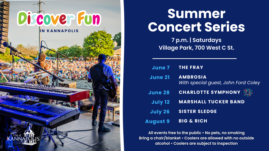 2025 Summer Events - Concerts in the Park