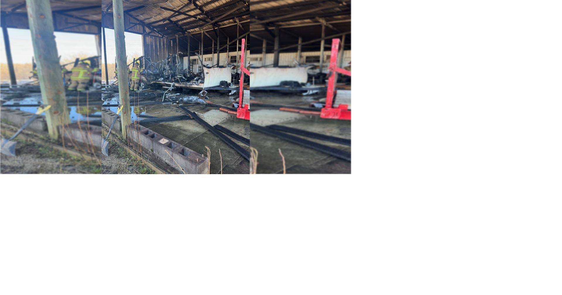 Fire damages barn on Derita Road in Concord