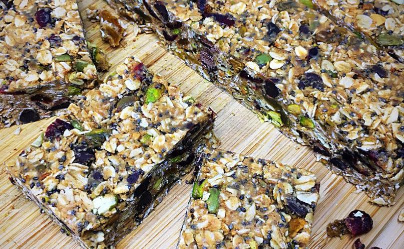 Homemade energy bars