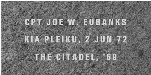 joe eubanks memorial stone