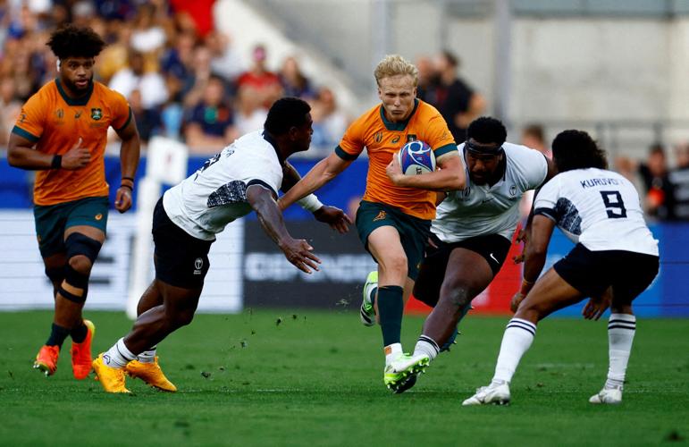 FILE PHOTO: Rugby World Cup 2023 - Pool C - Australia v Fiji