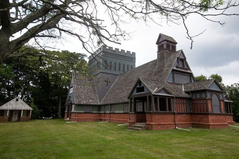 The Church of the Presidents stands on Ocean Avenue at the south end of Long Branch, New Jersey, on Wednesday June 28, 2023.