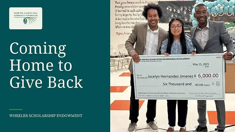 Coming home to give back: Wheeler Scholarship rooted in Edgecombe County family