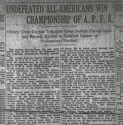 Buffalo Express 11-28-21 AA champions
