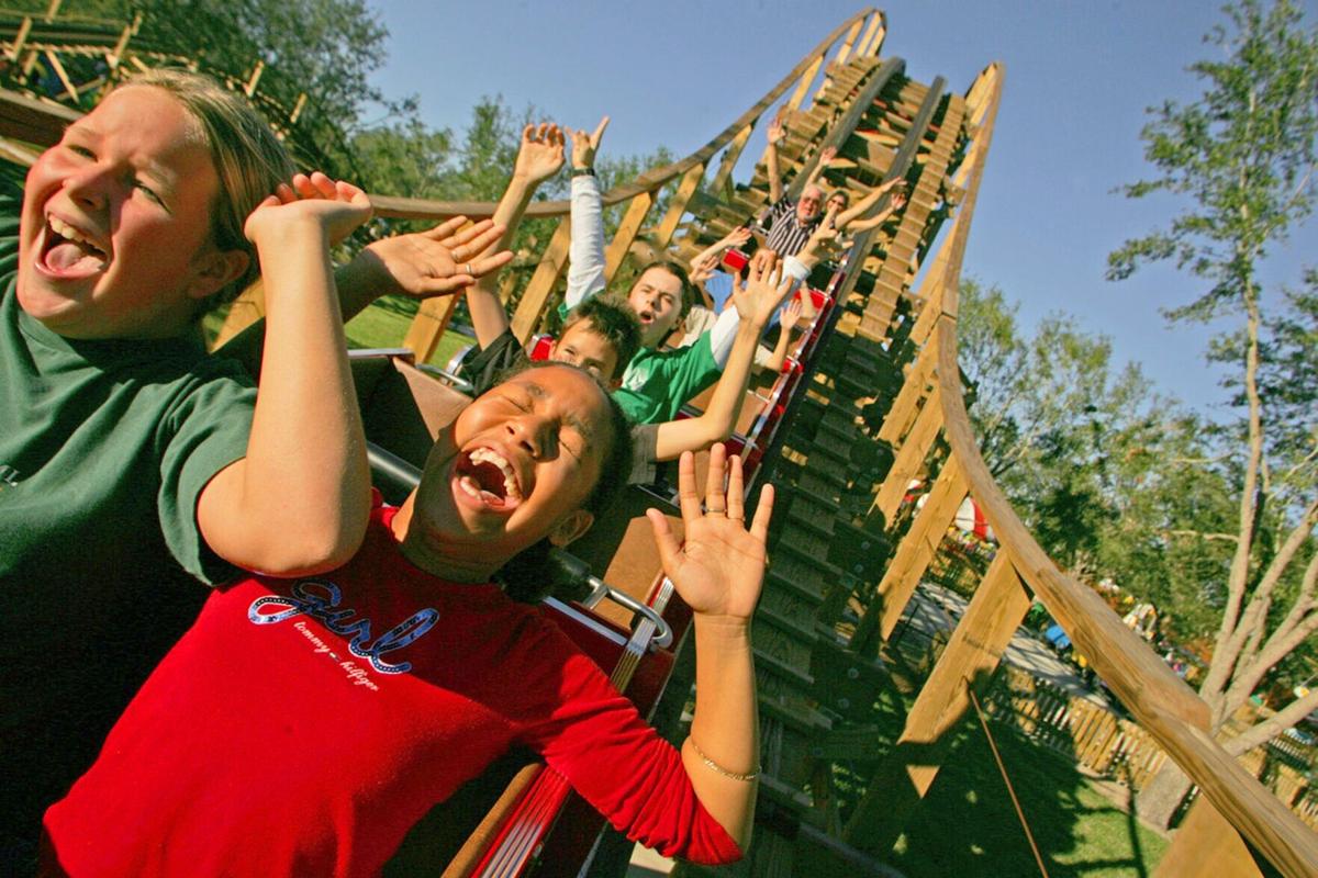 Coastersaurus was first known as Triple Hurricane, before Cypress Gardens became Legoland Florida.