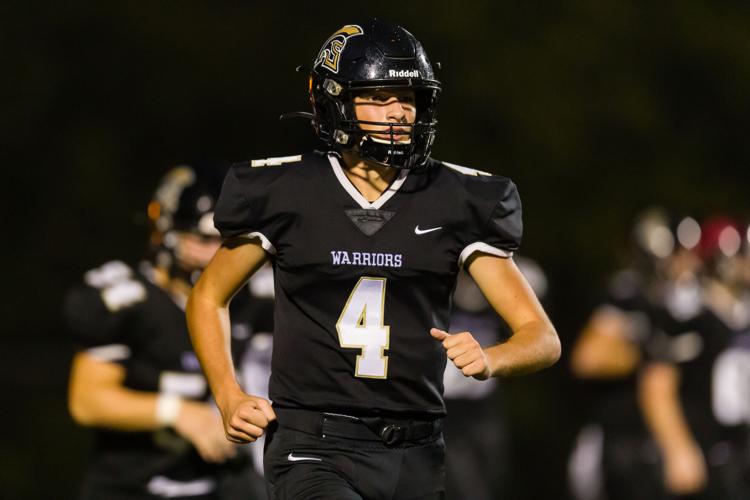 The Cabarrus Warriors (Cannon School / Concord First Assembly) defeat the North Raleigh Christian Academy Knights 21-14 on Friday Night.
