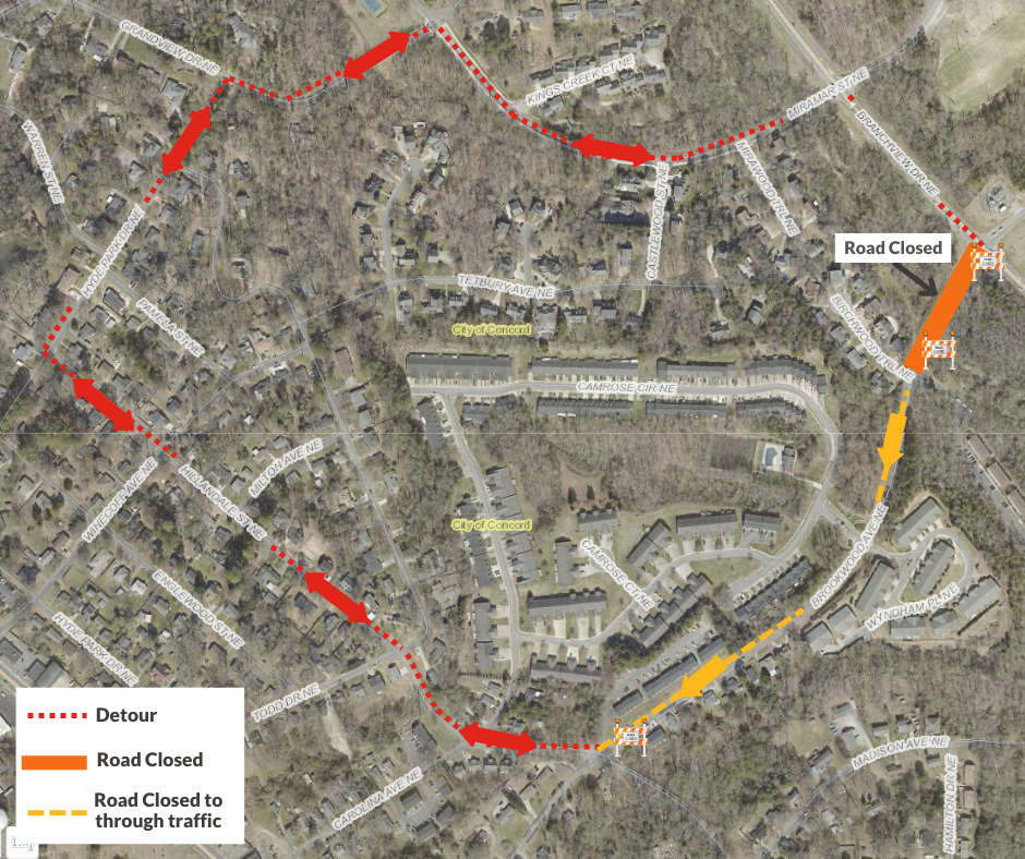 Brookwood Avenue Northeast road closes for emergency culvert repair