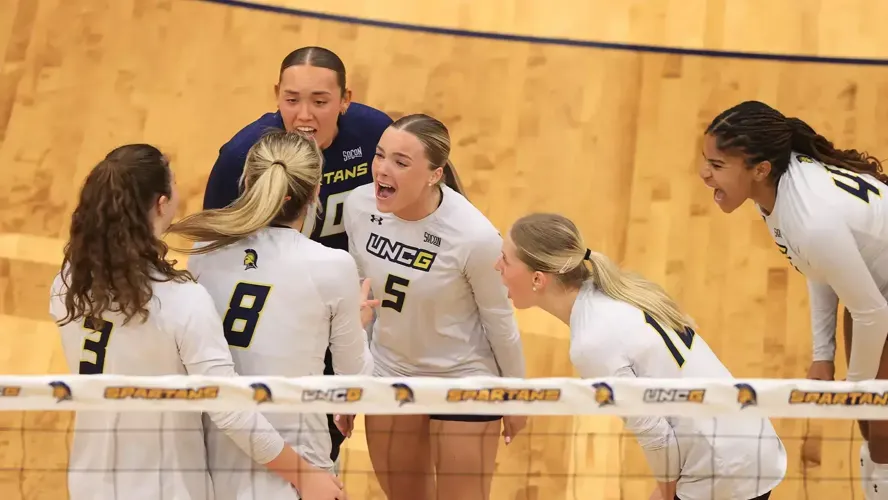 Volleyball Set for Road Trip to Furman