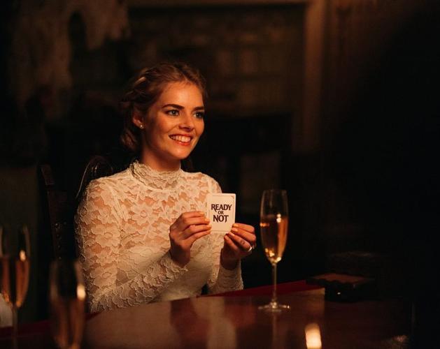 A game of hide-and-seek goes south quickly for a new bride (Samara Weaving) in the horror comedy "Ready or Not."