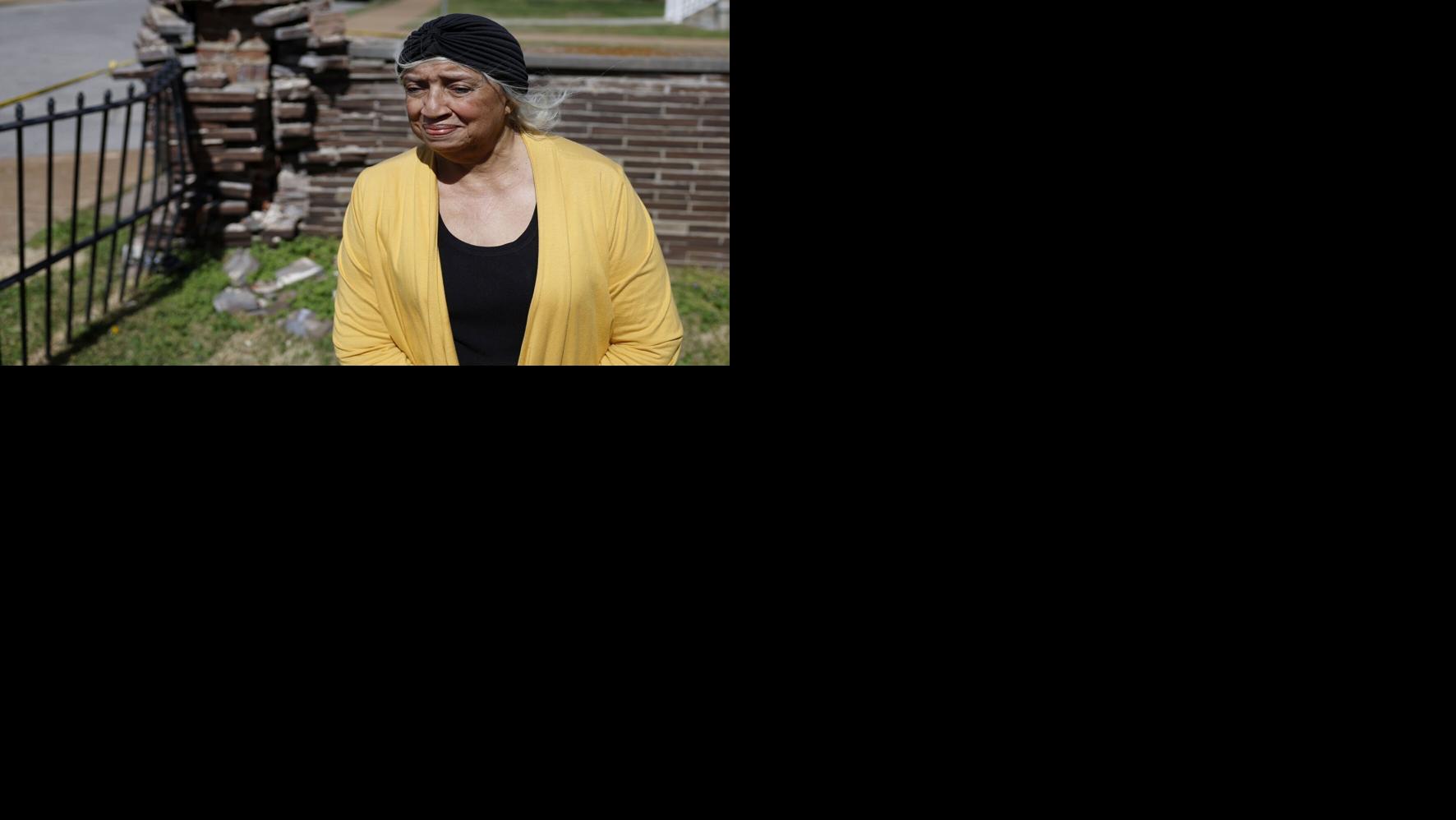 Historic home damaged in the College Hill neighborhood in St. Louis