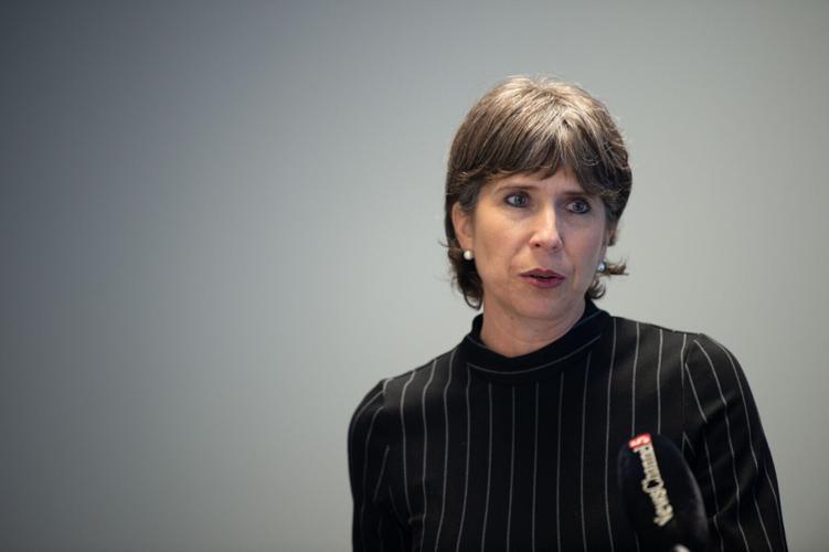 Federal public defender Amy Harwell is pictured.