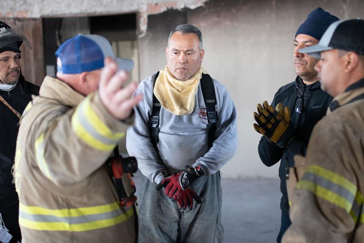 Gilberto in training with others