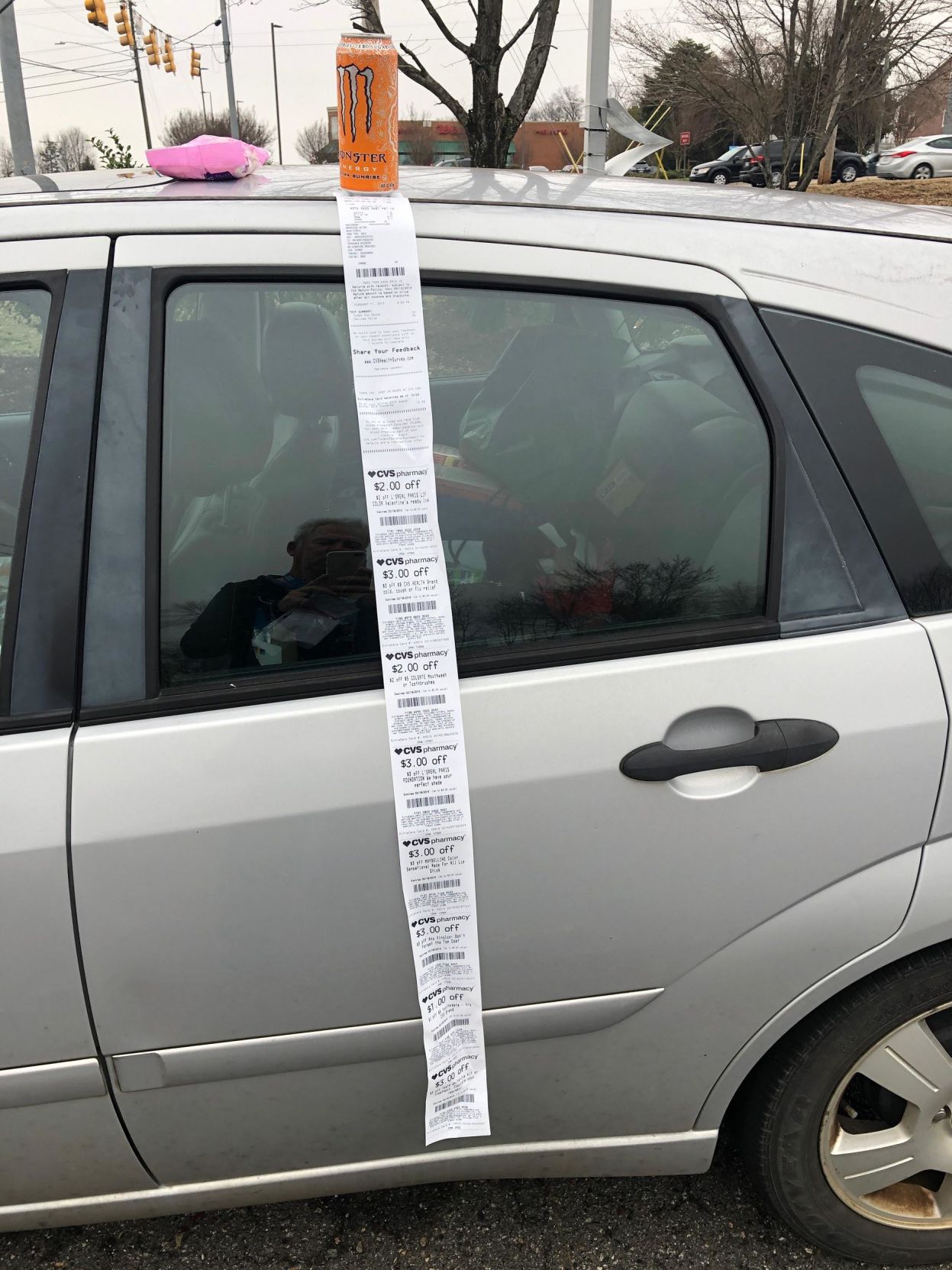 CVS Pharmacy receipt