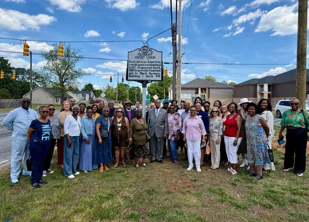 Histoic Black credit union marker