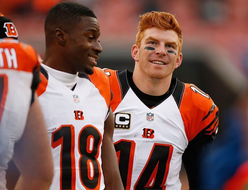 andy dalton aj green Cincinnati Bengals v Cleveland Browns