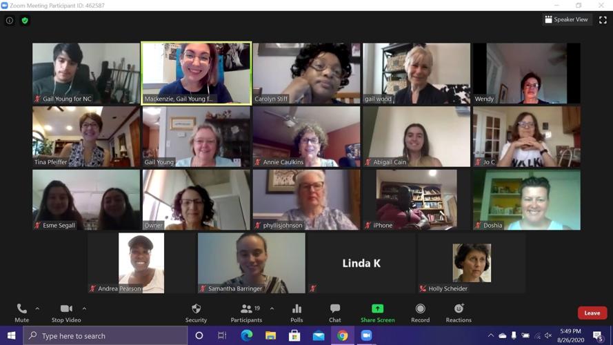 Mackenzie helping organize supporters