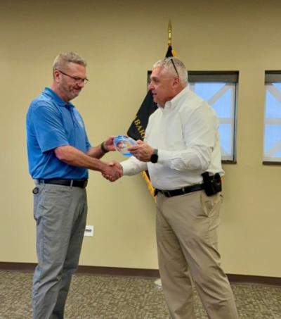 Captain Wallace retires