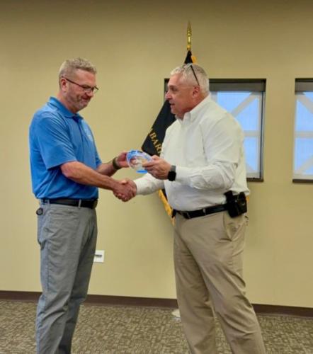 Captain Wallace retires