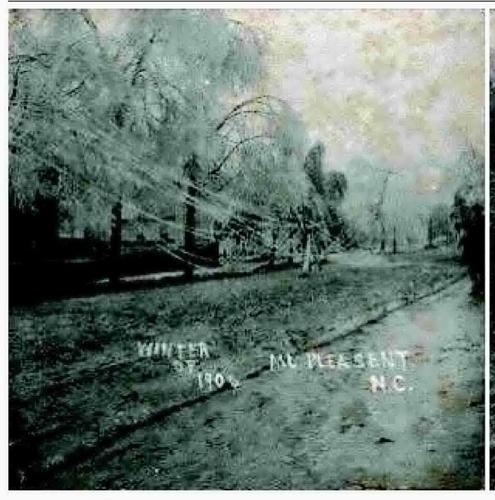 ICE STORM HIT MOUNT PLEASANT IN 1906