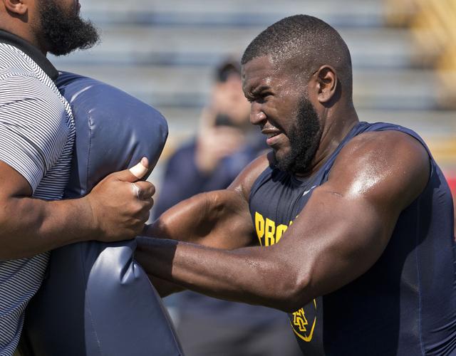 Pro Day for A&T's Brandon Parker