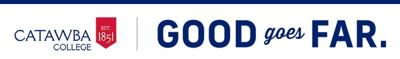 Catawba College good goes far logo
