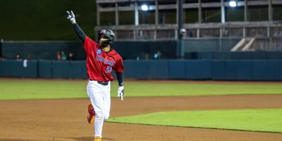 Santana Homers in Crawdads Loss