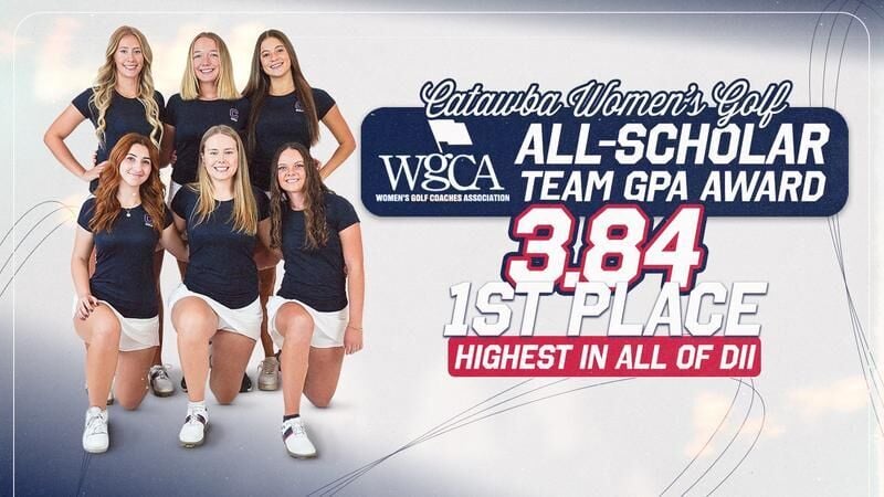 Women's Golf ranked No. 1 in Division II, wins WGCA All-Scholar Team GPA Award