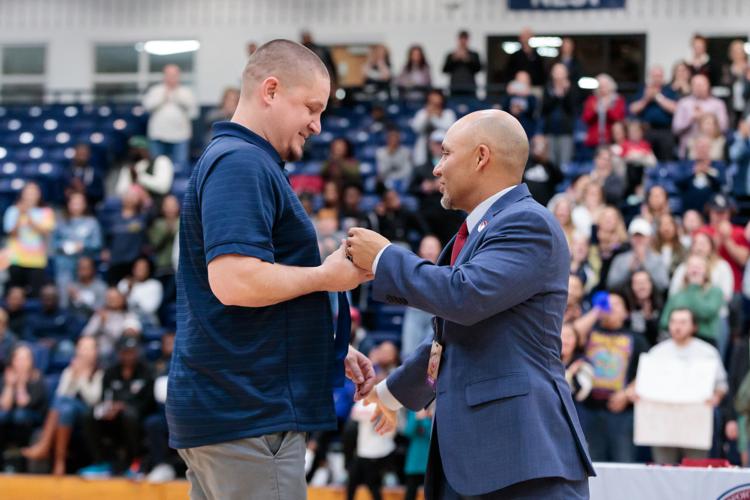 The Concord First Assembly Academy Eagles win the 2019-20 NCISAA Class 3A State Championship.