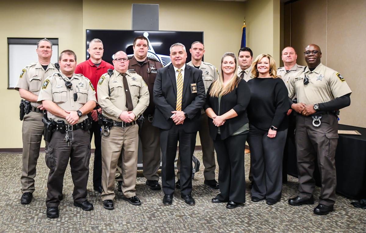 Cabarrus County Sheriff recognizes promotions, other achievements
